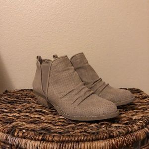 Report Tan Ankle Booties